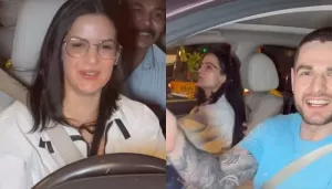 Natasa Stankovic Can't Stop Smiling As She Was Spotted With Aleksander, Asks Paps To Stop Recording