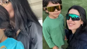 Natasa Stankovic Calls Herself 'Blessed' And Cuddles With Son, Agastya After Hardik Shared His Photo