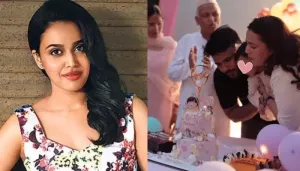 Swara Bhasker And Her Husband, Fahad Cut A Two Tier Cake For Their Daughter's First Birthday