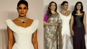 Nita Ambani Dazzles In Vibrant Pachrangi Saree, Priyanka Turns Heads In White Gown At Bvlgari Event