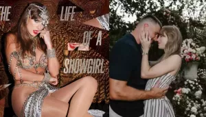 Taylor Swift's Predicted Engagement To Travis Kelce, As Heard In 'Life Of A Show Girl's Song, 'Wood'