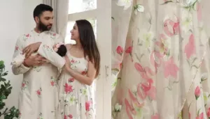 Malvika Raaj Announces Newborn Daughter's Name, Dons Baby Girl's Name Inscribed Dupatta And Necklace