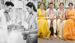Ashwini Dutt's Daughter, Sravanthi Gets Engaged To Vikram In A Dreamy Traditional Ceremony