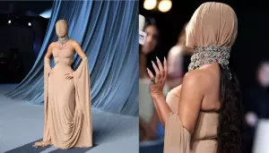 Why Kim Kardashian Arrived With A Full Face Mask At Gala? Is It Fashion Or New Plastic Surgery?