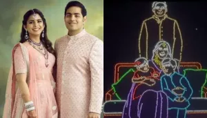 Isha Akash Ambani's Birthday Celebrated With Enchanting Drone Show Narrating Their Life Story