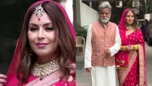 Mahima Chaudhry Gets Married At 52 To Sanjay Mishra? She Poses In Bridal Saree In Viral Video