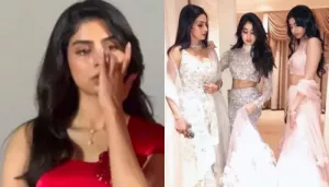 Khushi Kapoor Gets Teary-Eyed Remembering Mom, Sridevi, Refuses To Answer A Question On Her