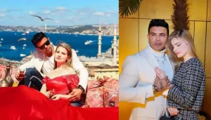 Sahil Khan Poses With Fiance, Milena, Shows Off Rolex Watch Whose Price Is In Crores