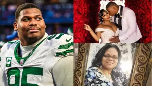 Quinnen Williams' Story: Jets To Cowboys, Lost His Mom At 12, Entrepreneur-Wife, Potty Face Remark