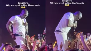 Akon Bengaluru Concert Turns Into Bullying As Fans Pull Down His Pants, Singer Gave Angry Stares