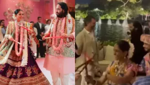 Anant Ambani And Radhika Merchant's 'Garba' Night With Donald Trump Jr. And His Family In Jamnagar