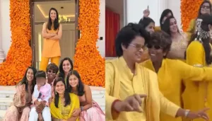 Smriti Mandhana's Haldi Gets Everyone In Team India Grooving, Team Mates Turn 'Ladki Wale' For Bride