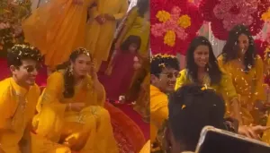 Smriti Mandhana's Fiance, Palash Muchhal, Dances With Saali Jemimah At Haldi, Fans Say, Cutest Jija