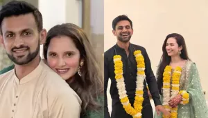 Sania Mirza's Ex Husband, Shoaib Malik Gets An Anniversary Kiss From Third Wife, Sana Javed