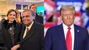 Nita Ambani And Mukesh Ambani Pose With Donald Trump Before His Swearing-In Ceremony
