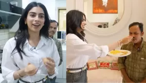 Khushi Kapoor Hand-Feeds Farah Khan's Cook, Dilip, Eggs On The Director's YouTube Cooking Show