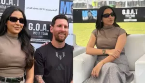 Actor, Subhashree Ganguly Slammed For 'Tasteless Pics' With Messi At GOAT Event, 'She Is Behaving..'