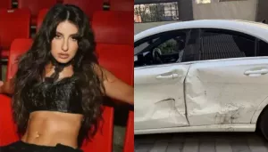 Nora Fatehi Gets Into An Accident, Suffered A Concussion After A Drunk Driver Rammed Into Her Car
