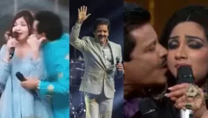 Udit Narayan Kissed Fan On The Lips: Old Clips Of Him Kissing Alka Yagnik-Shreya Ghoshal Resurfaced