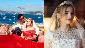 Sahil Khan's Wife, Milena Alexandra Looks Like Fairy In White Gown With Crown, Veil For Her Wedding