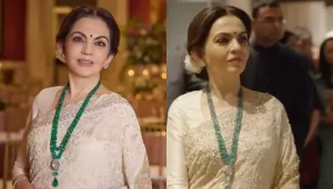 Nita Ambani Looks Exquisite In 'Chikankari' Saree At Dinner Hosted At Museum Of Fine Arts Boston