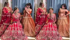 Bride's MIL And SIL Dresses Up In Bridal Ensembles, Netizens Say, 'Tum Hi Krlo Bhai Shaadi...'