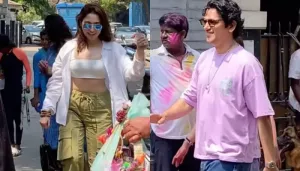 Tamannaah Bhatia And Vijay Varma Celebrate Holi At Raveena Tandon's Residence Amid Breakup Buzz