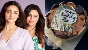 Alia Bhatt's Sister, Shaheen, Got Special 'Moong Dal Halwa' Cake For Her 32th Birthday Celebration