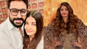 Aishwarya Rai Bachchan Channels Her Inner 'Gorgeous Girlie' In Red Anarkali And Jewels At A Wedding