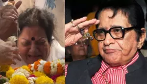 Manoj Kumar's Wife Shashi Goswami Breaks Down In Tears At His Funeral, Heartbreaking Clip Surfaces
