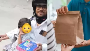 Swiggy Delivery Agent Makes Delivery With 2-Year-Old Daughter Says, 'No One At Home'