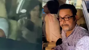 Aamir Khan Caught KISSING His Girlfriend, Gauri Spratt In Car As She Waits For Him At The Airport