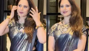 61-Year-Old Meenakshi Seshadri Makes Dazzling Appearance At 'Pune Highway' Screening