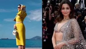 Cannes: Alia Dons Gucci Saree And Serves Boss Lady Vibes In Formal, Dismisses Second Pregnancy Buzz