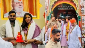 Virat Kohli Turns Completely 'Puja Paath Type' With Anushka, Couple Reaches Ayodhya Hanuman Mandir