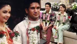 Sachin Tendulkar Renews Wedding Vows, Gifts GOLD Ring To Wife, Anjali As They Exchange 'Varmala'