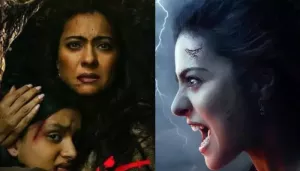 New Poster Of 'Maa': Kajol Turns Ferocious Mom In Upcoming Horror Film 'Rakshak, Bhakshak Aur Maa'