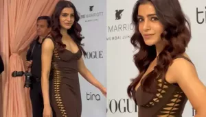 Samantha Ruth Prabhu Makes Bold Appearance In Cut-Out Dress At Vogue Beauty Awards Amid Dating Buzz