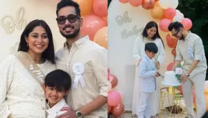 Somya Seth Of 'Navya' Gets Dreamy Baby Shower Bash In Her Backyard, Flaunts Baby Bump In Beige Dress