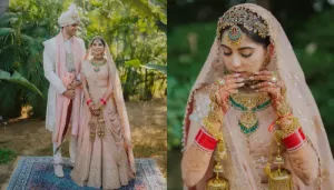 Princess Of Faridkot, Gurmehak Brar Ties The Knot In Vintage Jewels And Gem-Studded 'Mathapatti'