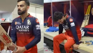 Virat Kohli CHEERS For RCB's Captain, Rajat Patidar In Dressing Room As He Gets OVERSHADOWED By Him