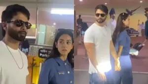 Shahid Kapoor Calls His Wife, Mira, As 'Jaanu' At Mumbai Airport, Netizens Say, 'Trying To Be Virat'