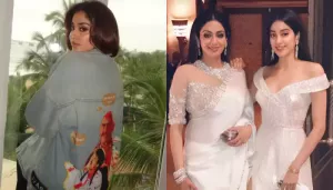 Janhvi Wears Jacket With Prints Of Sridevi's 'Jagadeka Veerudu Athiloka Sundari', Pens, 'Mumma Is..'