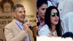 Sunjay Kapur's Widowed Wife, Priya Sachdev Breaks Down In Tears At His Funeral In New Delhi