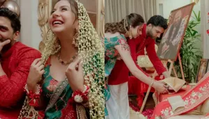 Malvika Raaj's 'Godh Bharai' Ceremony With Guruji Satsang, Mom-To-Be Wore 'Phoolon Ka Dupatta'
