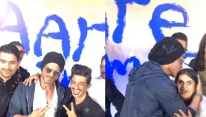 'Sitaare Zameen Par': SRK Gives Kiss, Poses With The Specially Abled Stars Of Movie In Screening
