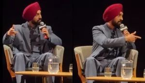Diljit Dosanjh Speaks In English For Interview With Grammy President Netizens Say, 'Putting Up Act'