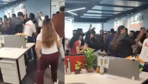 Air India Staff Dances In Office, Days After Ahmedabad Plane Crash, Netizens Say, 'Humanity Loses'