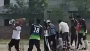 A Local Cricketer From Punjab Collapses On The Pitch After Hitting Six, Dies Due To Cardiac Arrest