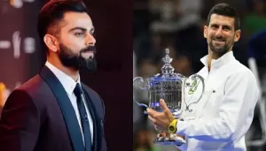 Novak Djokovic Reacts As Virat Kohli Remained Stunned By His 'Gladiator Act' In Wimbledon Win